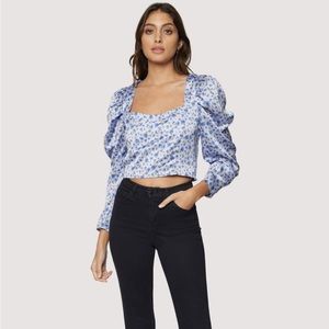 Lost + Wander Violetta Floral Top